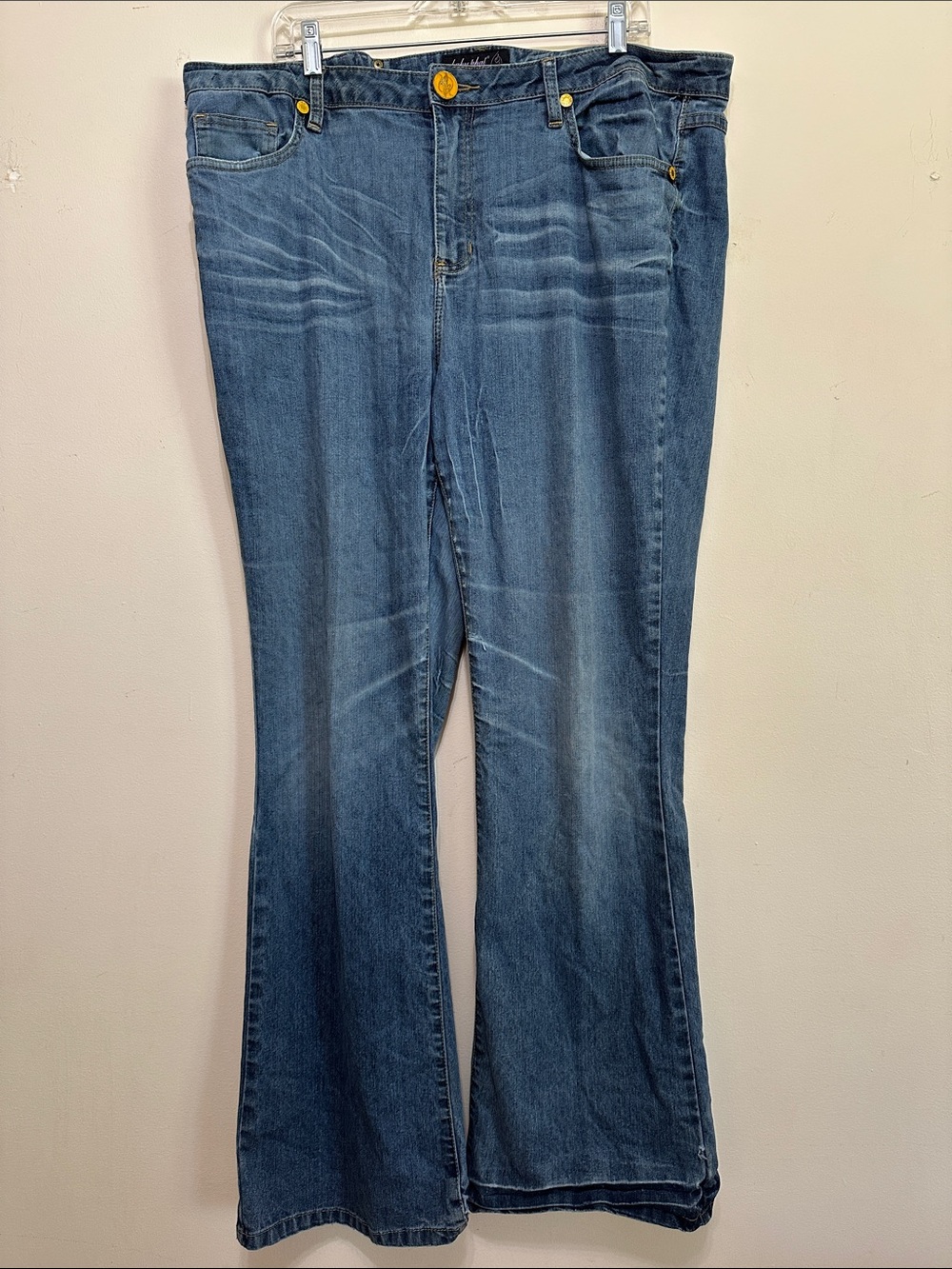 Classic Women's Blue Flared Jeans - Baby Phat